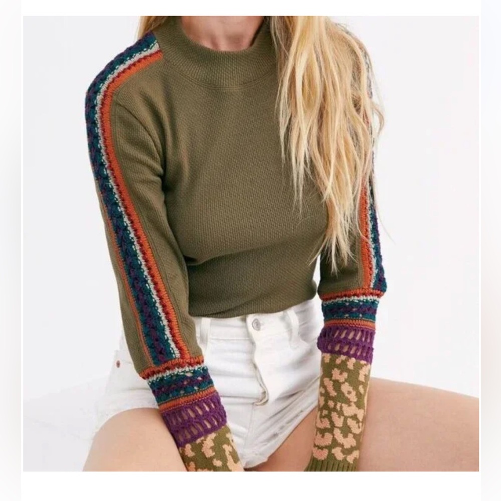 Free People Switch It Up Long Sleeve Top